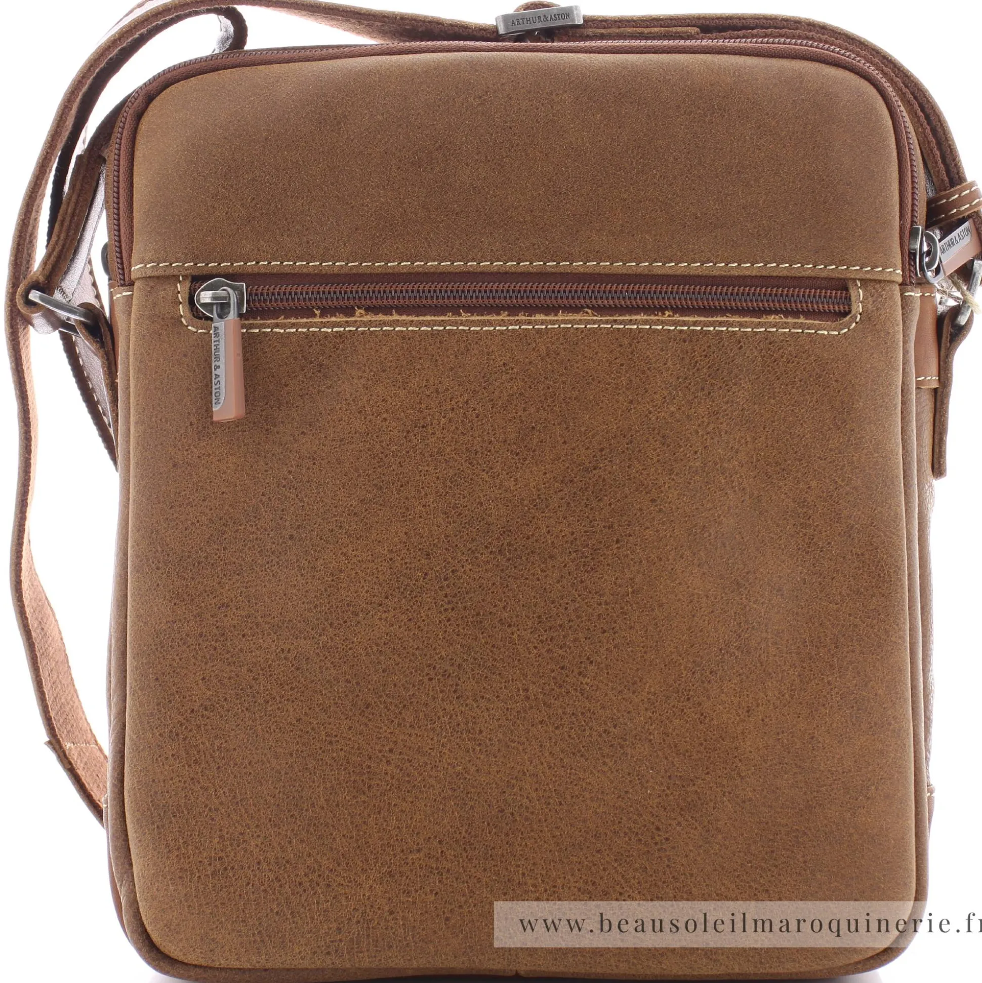 Arthur Aston Sac porte travers Marco en cuir*Homme Petites Sacoches Homme