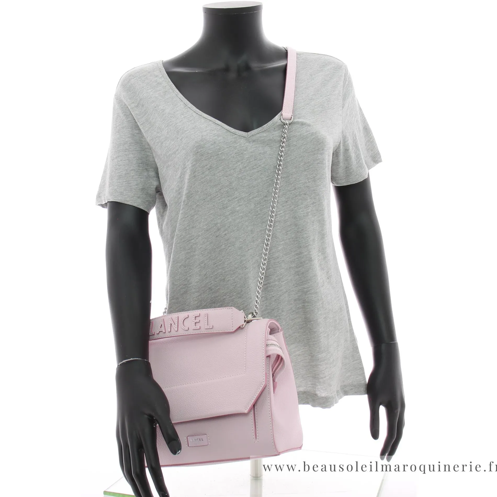 Lancel Sac rabat avec poignee Ninon M - Fabrique en Italie*Femme Sacs Bandoulière