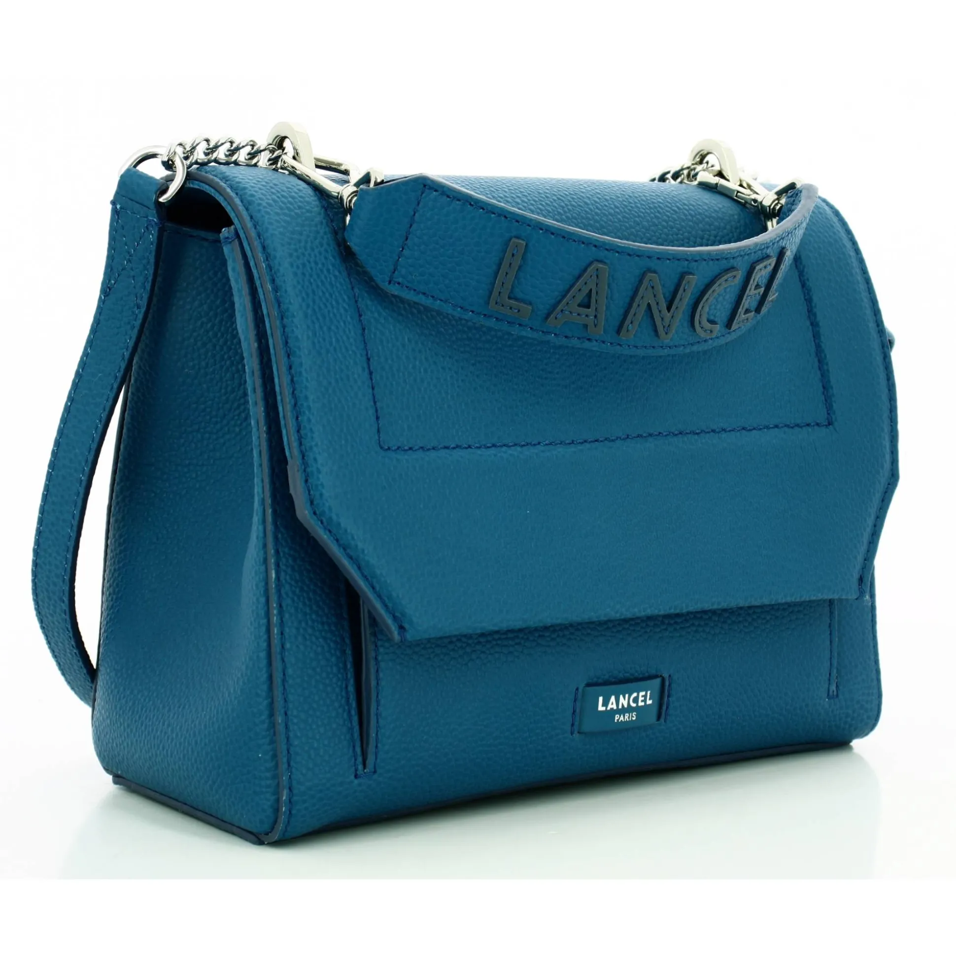 Lancel Sac rabat M Ninon en cuir graine et lisse*Femme Sacs Bandoulière