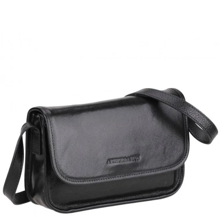 Arthur Aston Sac rabat porte travers Edith en cuir*Femme Sacs Bandoulière