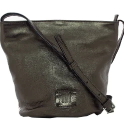 Biba Sac seau Chester Smog cuir metallise*Femme Sacs Bandoulière