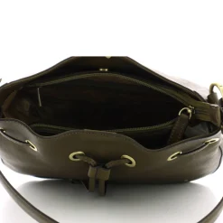 Francinel Sac seau Enola cuir a oeillets et clous*Femme Sacs Porté Épaule