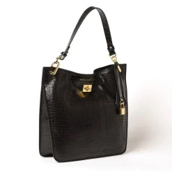 Mac Douglas Sac seau Kentucky Romy en cuir facon croco*Femme Sacs Porté Épaule