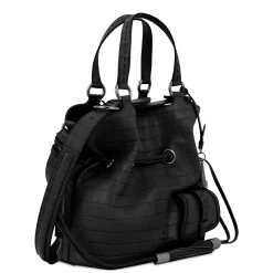 Lancel Sac seau M Premier Flirt facon croco*Femme Sacs À Main