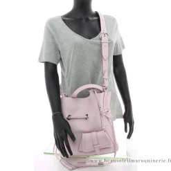 Lancel Sac seau moyen en cuir Premier Flirt*Femme Sacs À Main