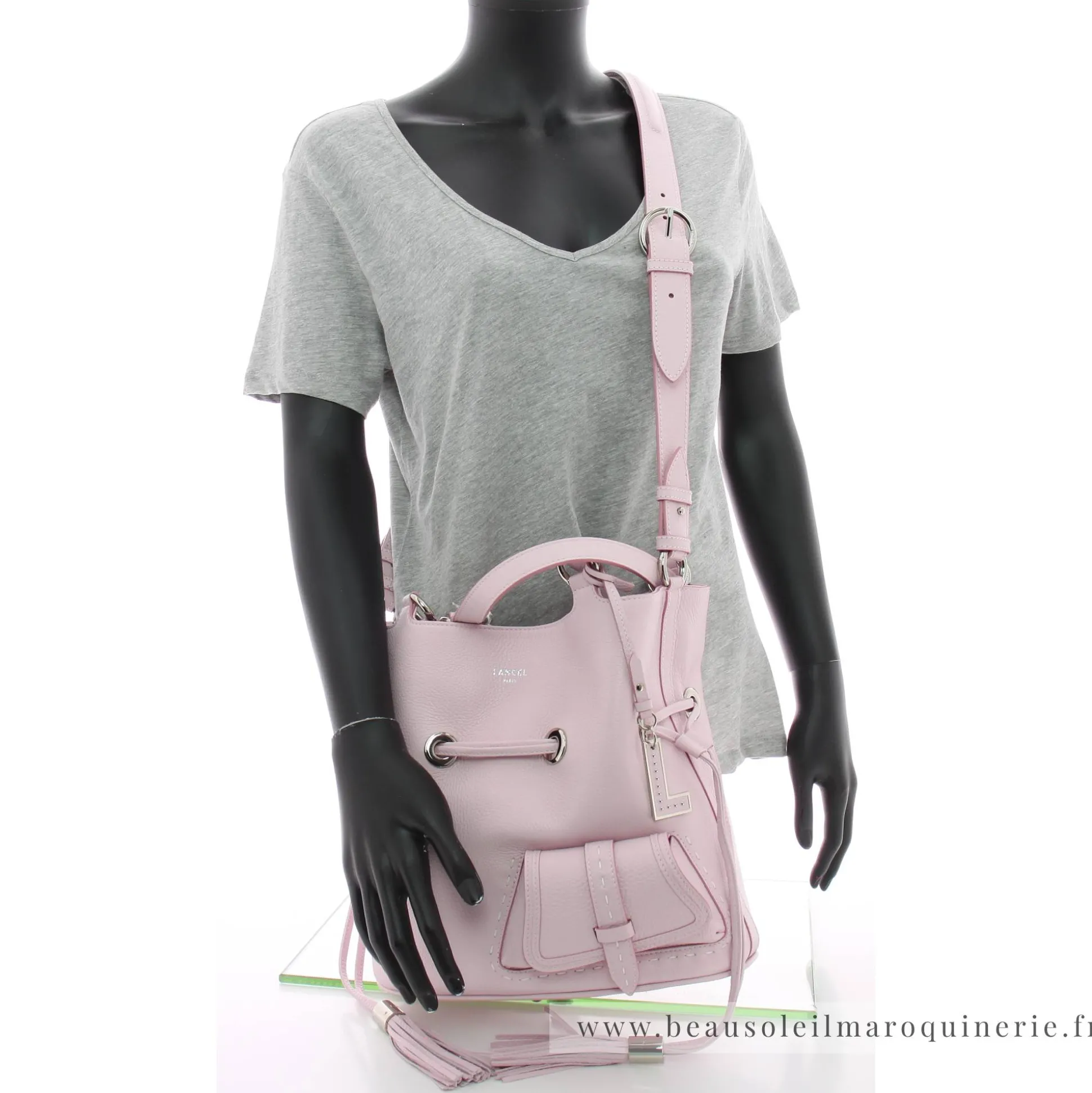 Lancel Sac seau moyen en cuir Premier Flirt*Femme Sacs À Main