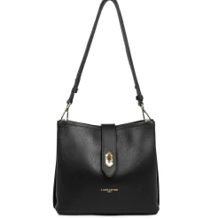 Lancaster Sac seau zippe Top Double en cuir*Femme Sacs Bandoulière