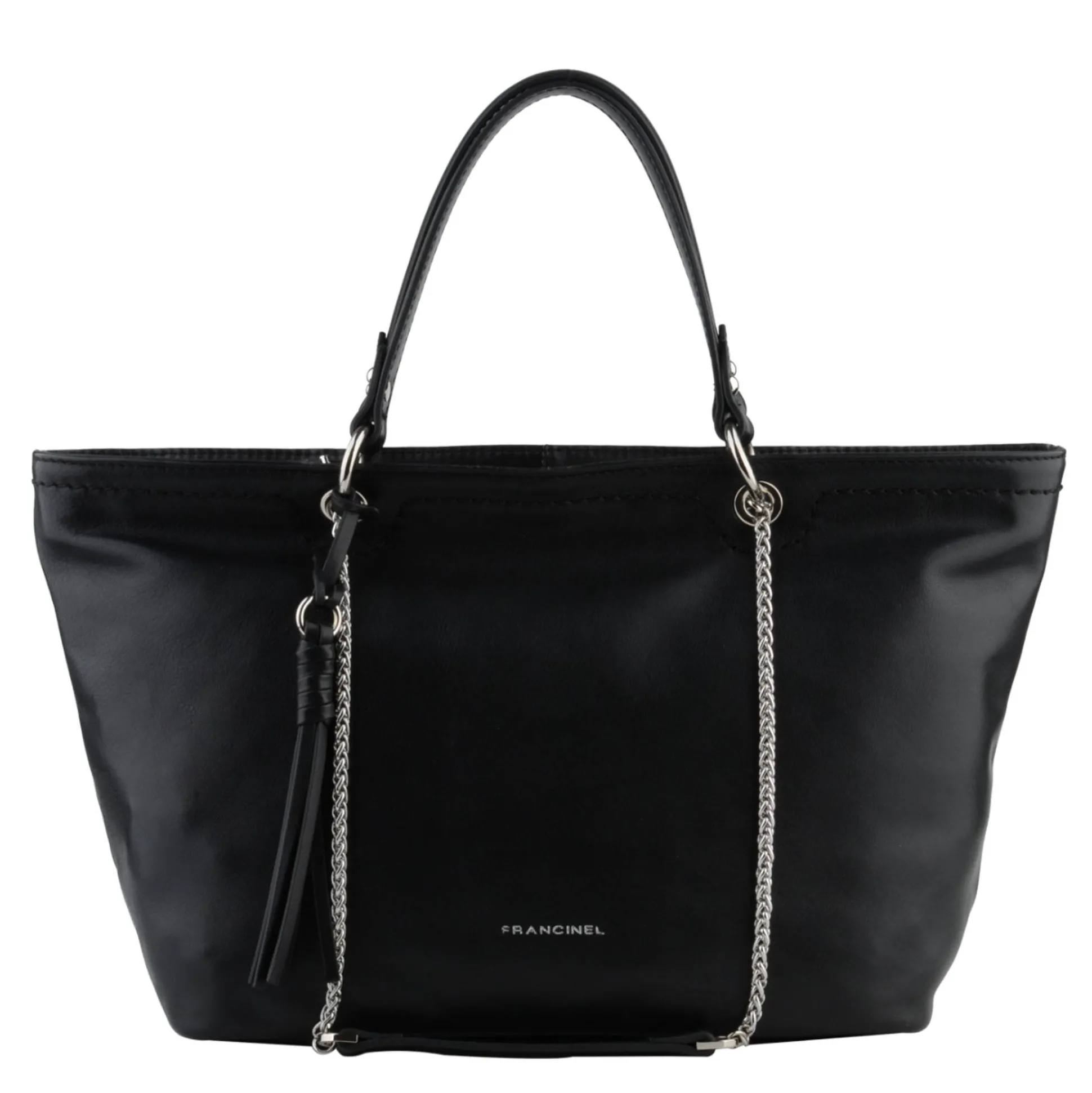 Francinel Sac shopping porte main Agathe en cuir*Femme Sacs À Main