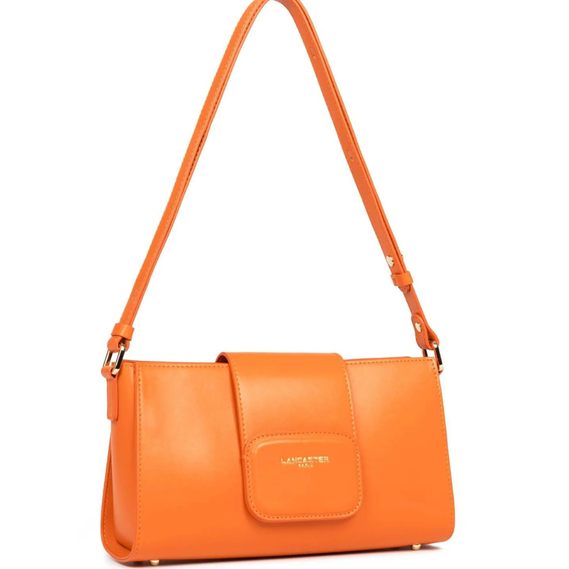 Lancaster Sac trotteur a rabat aimante Paris PAD*Femme Sacs Porté Épaule