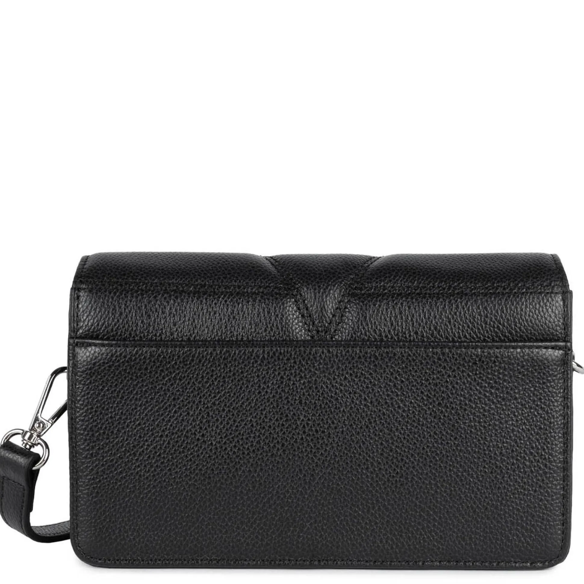 Lancaster Sac trotteur a rabat en cuir graine L'Alpha*Femme Sacs Bandoulière
