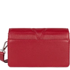 Lancaster Sac trotteur a rabat en cuir graine L'Alpha*Femme Sacs Bandoulière