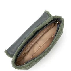 Lancaster Sac trotteur a rabat Moumoute*Femme Sacs Porté Épaule