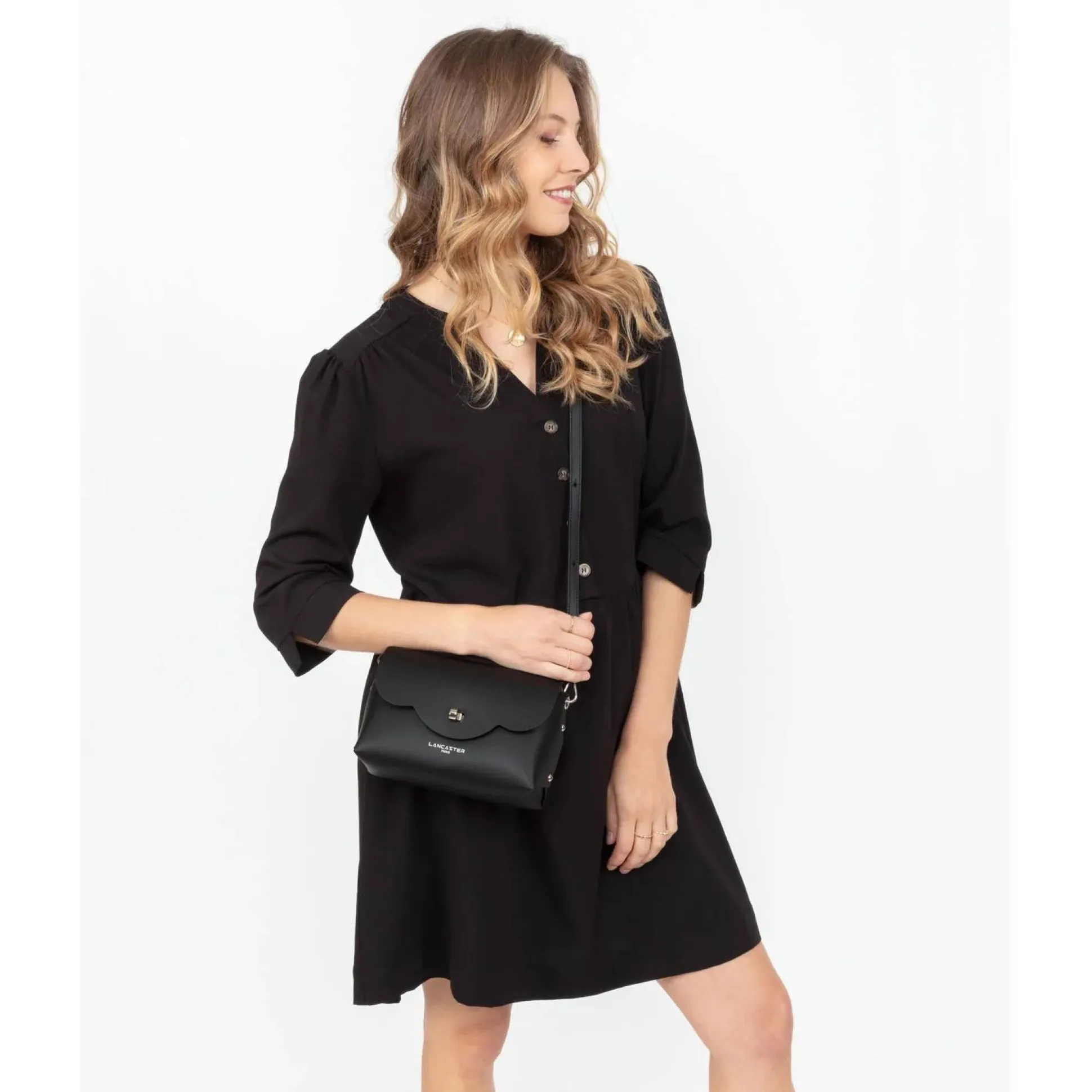 Lancaster Sac trotteur City Flore Fabrique en France*Femme Sacs Bandoulière