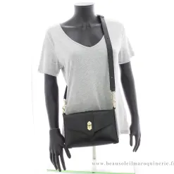 Lancaster Sac trotteur Foulonne Double rabat fermoir*Femme Sacs Bandoulière