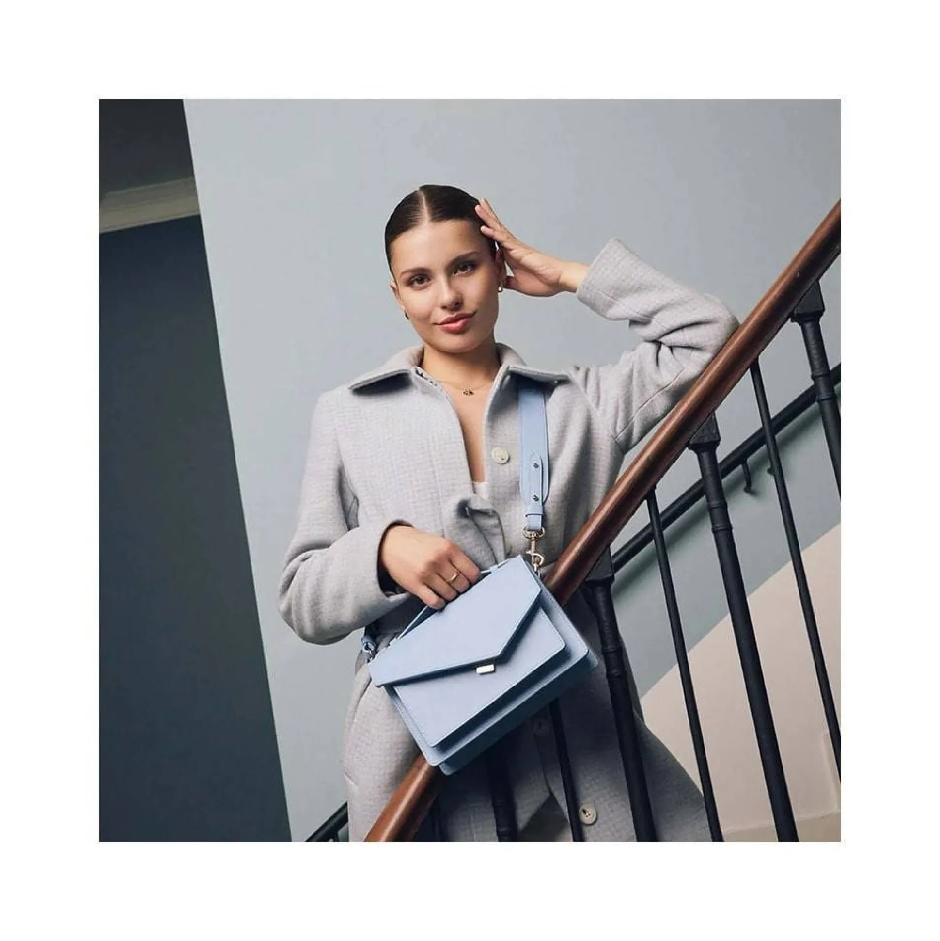 Lancaster Sac trotteur Zoe a rabat avec fermoir*Femme Sacs Bandoulière