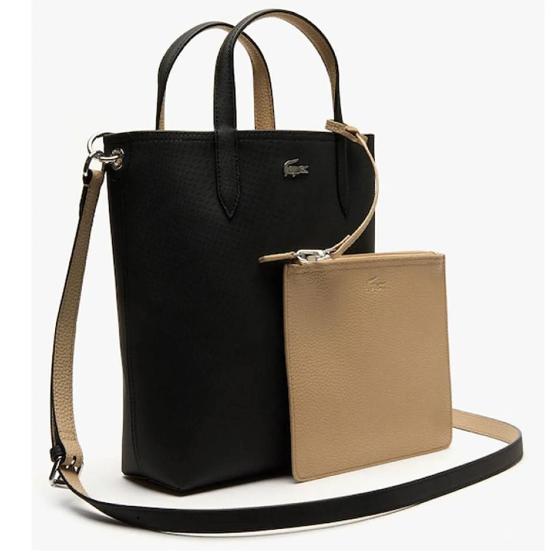 Lacoste Sac vertical reversible Anna avec pochette*Femme Sacs Cabas