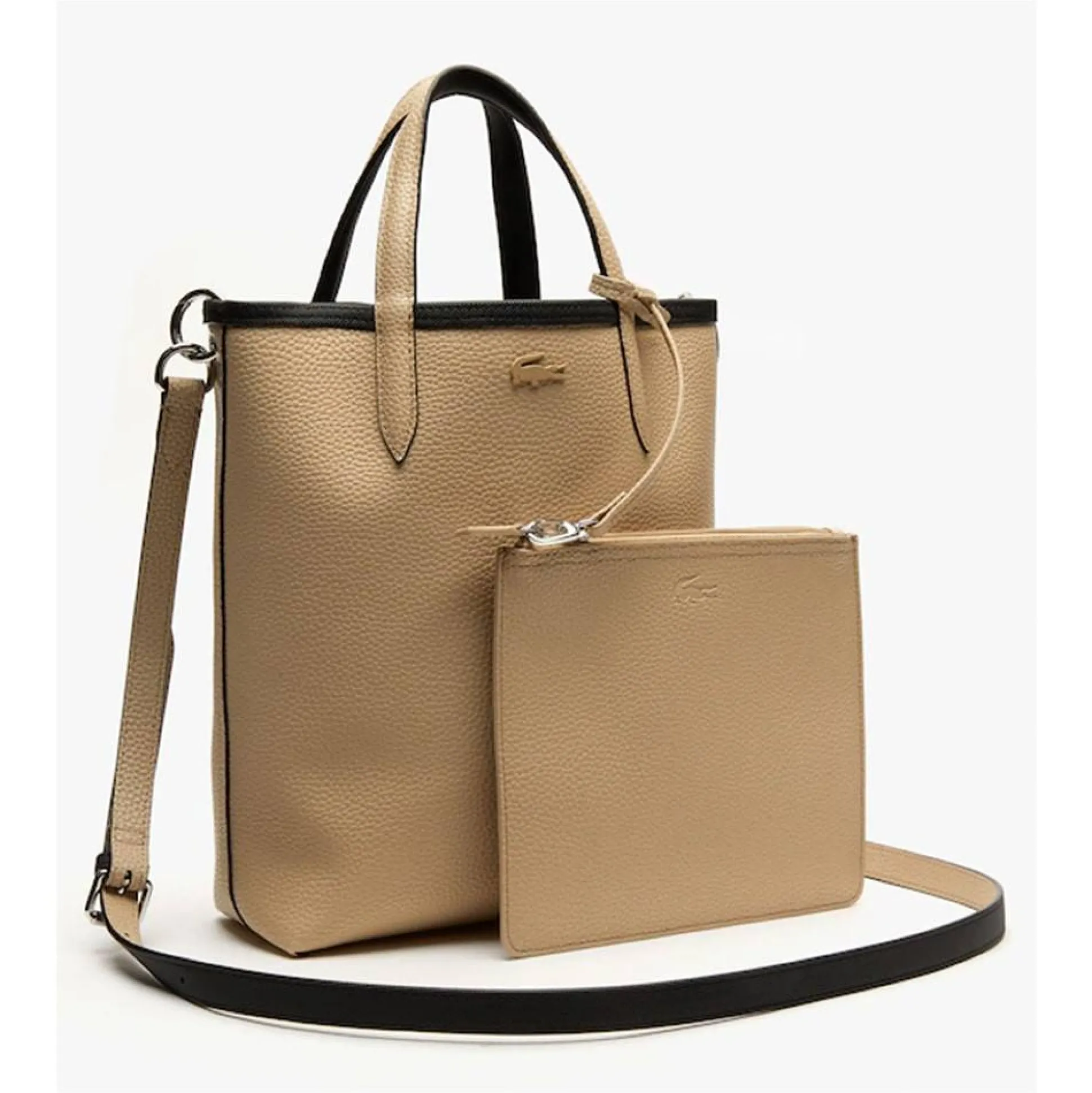 Lacoste Sac vertical reversible Anna avec pochette*Femme Sacs Cabas