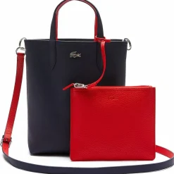 Lacoste Sac vertical reversible Anna avec pochette*Femme Sacs Cabas