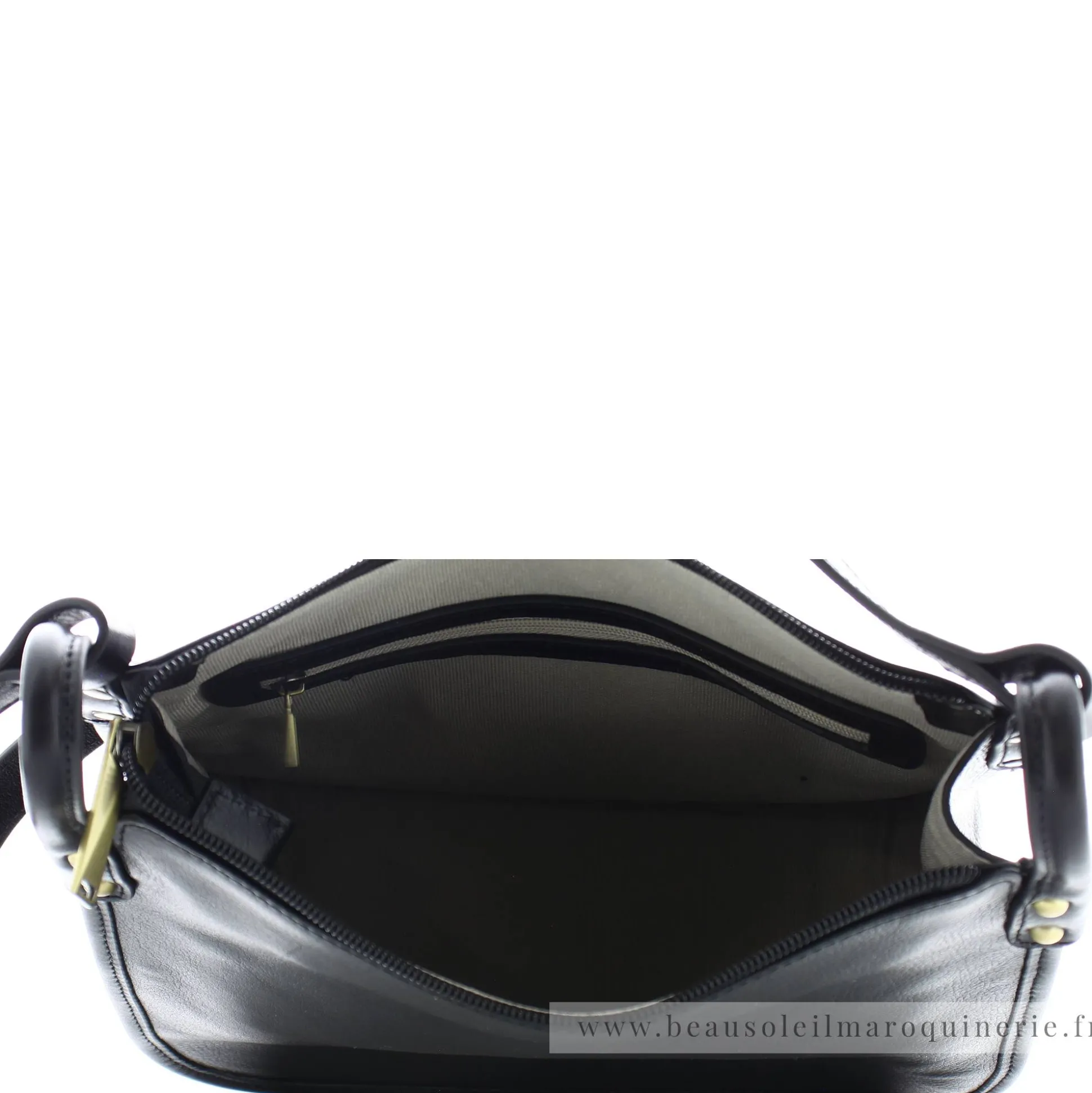 Arthur Aston Sac zippe Edith porte travers en cuir*Femme Sacs Bandoulière