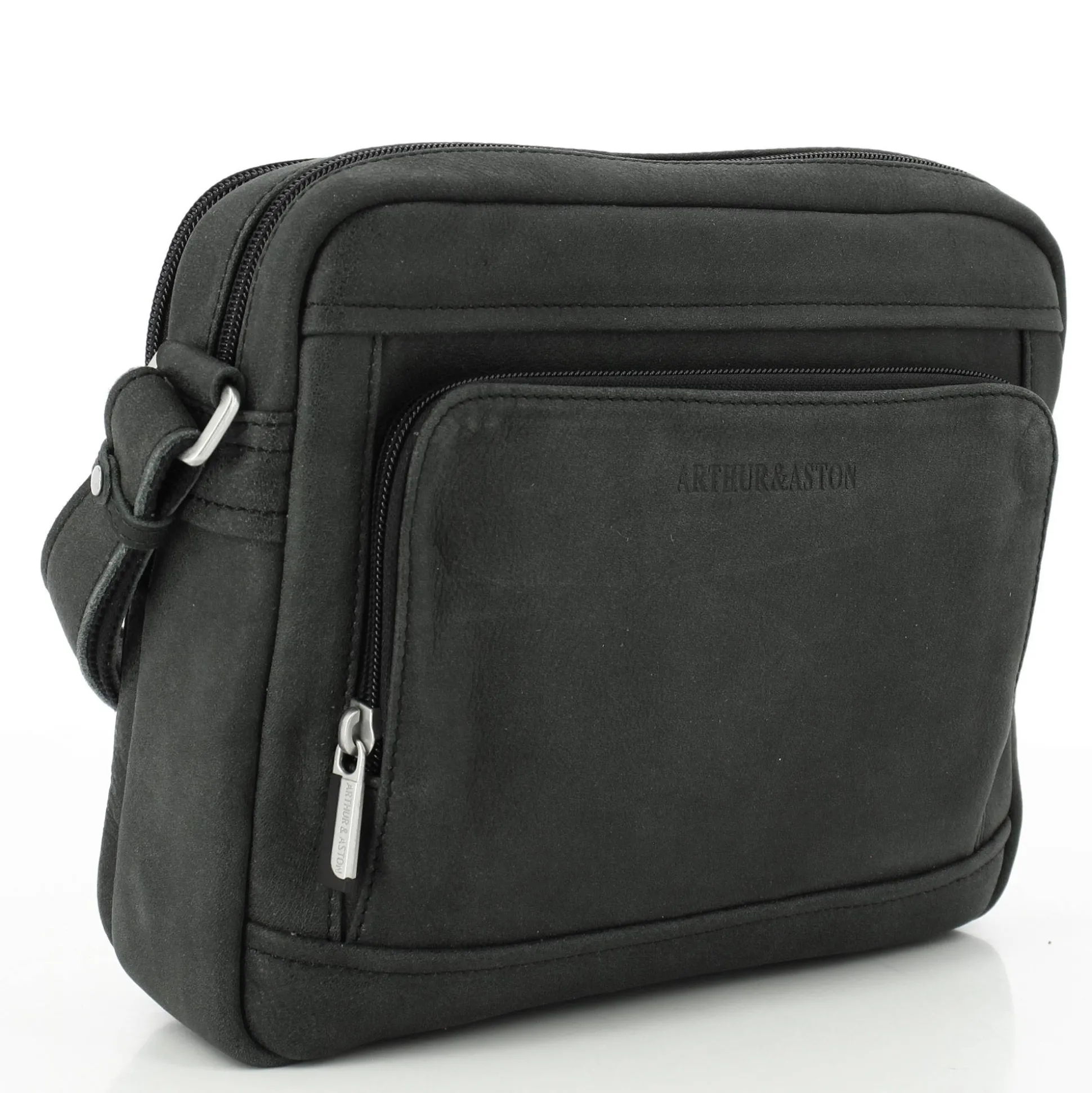 Arthur Aston Sacoche Cristiano cuir destroy*Homme Sacs Besace