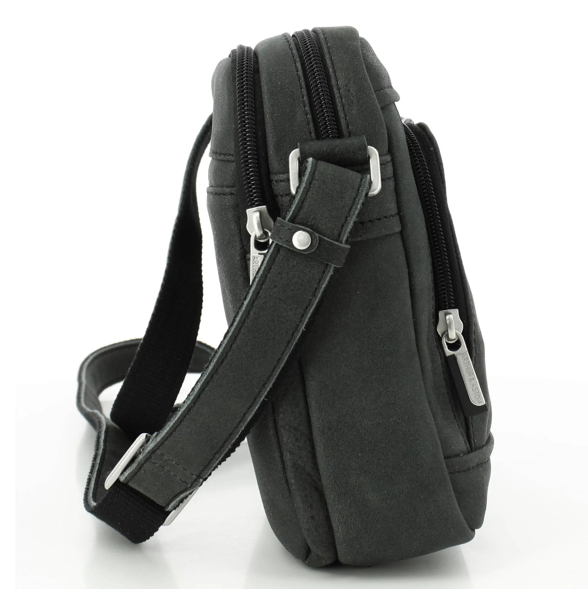 Arthur Aston Sacoche Cristiano cuir destroy*Homme Sacs Besace
