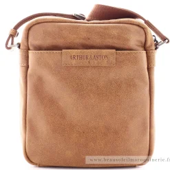 Arthur Aston Sacoche homme Diego en cuir M*Homme Petites Sacoches Homme