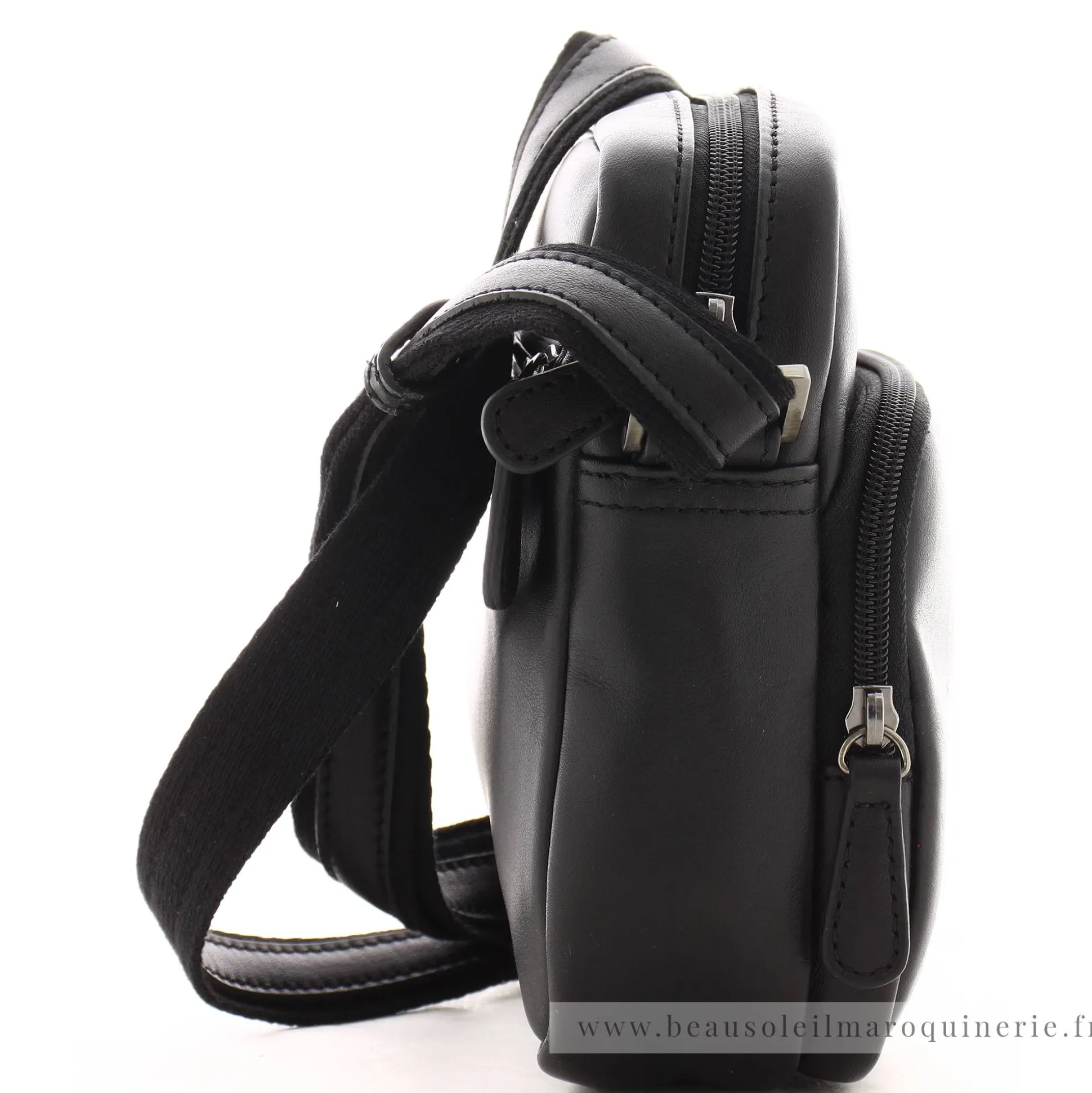 Francinel Sacoche Palerme en cuir deux poches*Homme Sacoches Homme