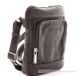 Arthur Aston Sacoche pochette homme en cuir Destroy*Homme Petites Sacoches Homme