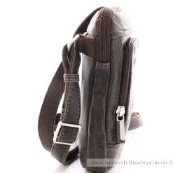 Arthur Aston Sacoche pochette homme en cuir Destroy*Homme Petites Sacoches Homme