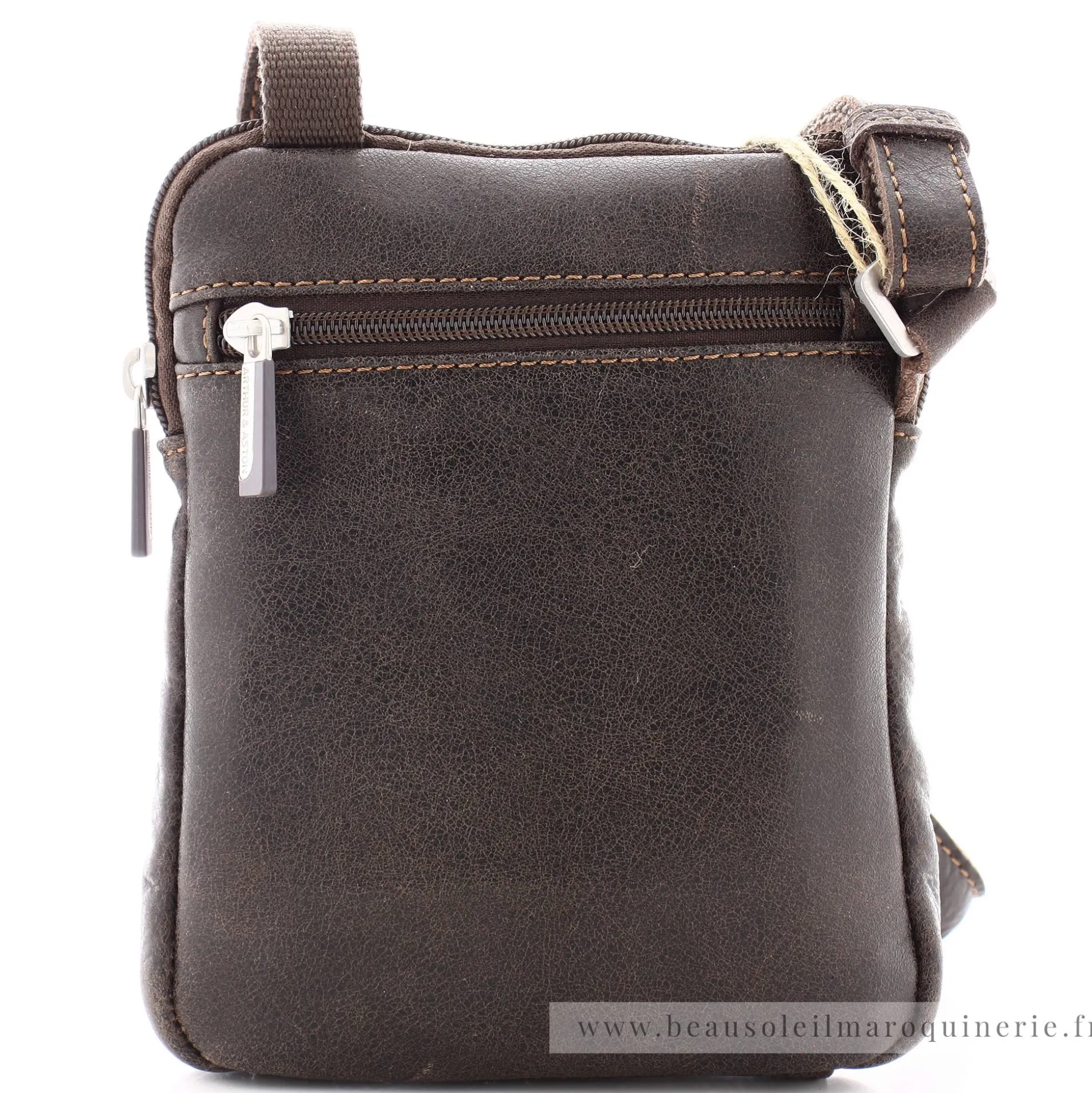 Arthur Aston Sacoche pochette homme en cuir Destroy*Homme Petites Sacoches Homme