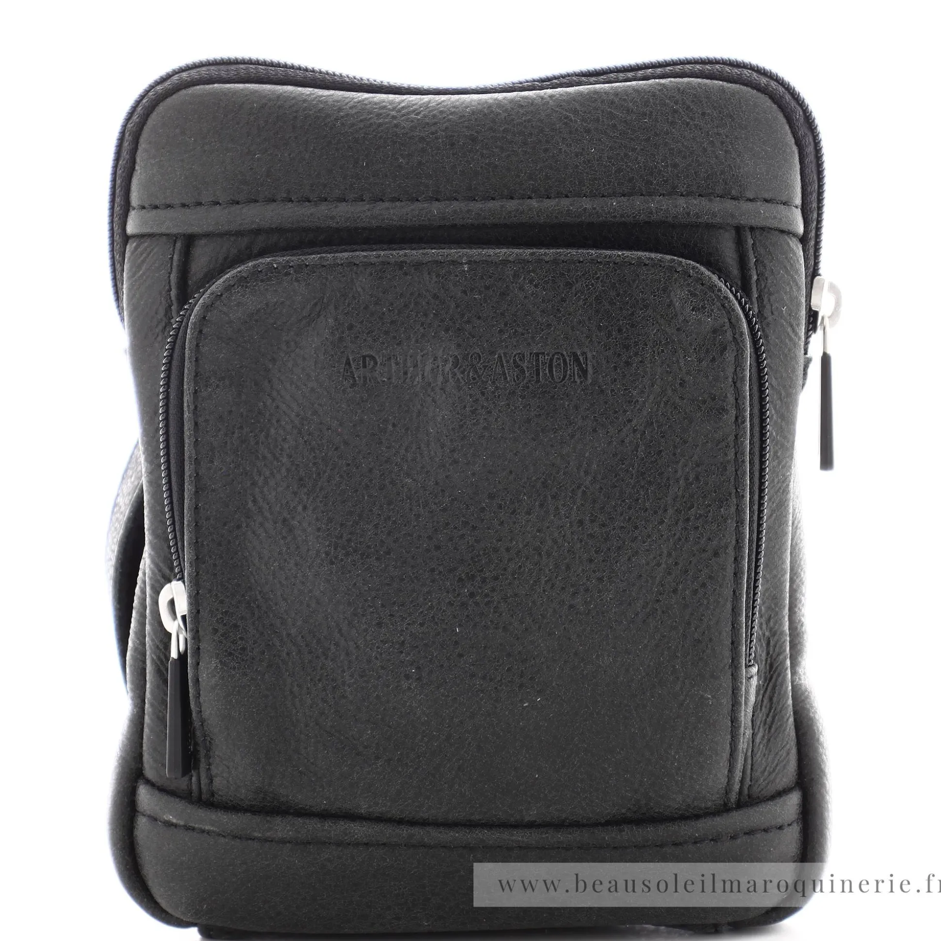Arthur Aston Sacoche pochette homme en cuir Destroy*Homme Petites Sacoches Homme