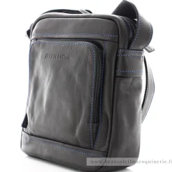 Arthur Aston Sacoche taille moyenne cuir plonge Pablo*Homme Petites Sacoches Homme|Sacs Besace