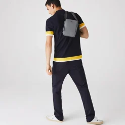 Lacoste Sacoche verticale homme Chantaco en cuir*Homme Sacoches Homme