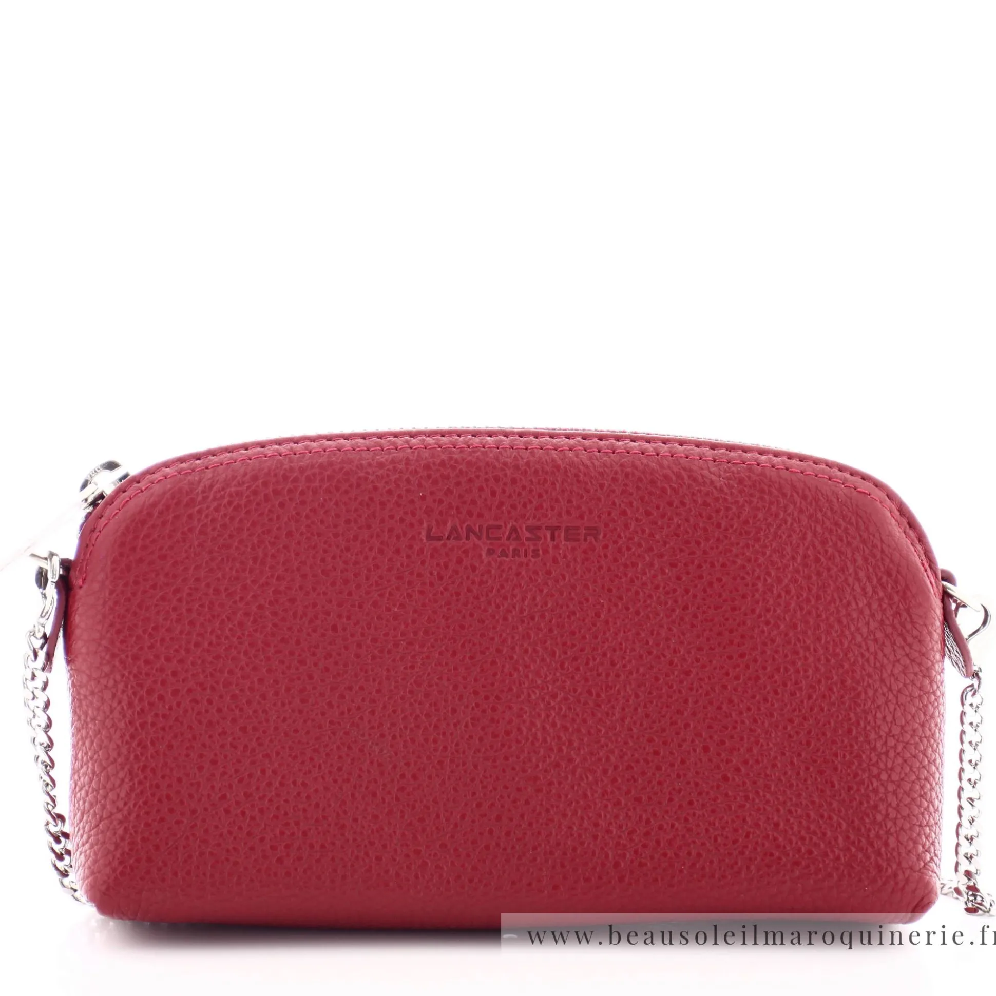 Lancaster Trousse femme en cuir Foulonne PM avec bandouliere*Femme Porte-Monnaie Femme