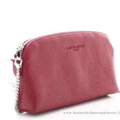 Lancaster Trousse femme en cuir Foulonne PM avec bandouliere*Femme Porte-Monnaie Femme